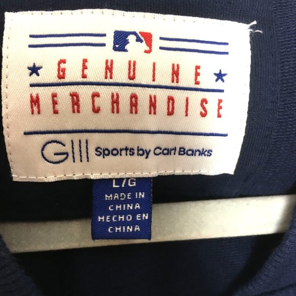 Carl Banks L Glitter Yankees Bomber Jacket Metallic Thread Genuine Merchandise - Picture 4 of 8